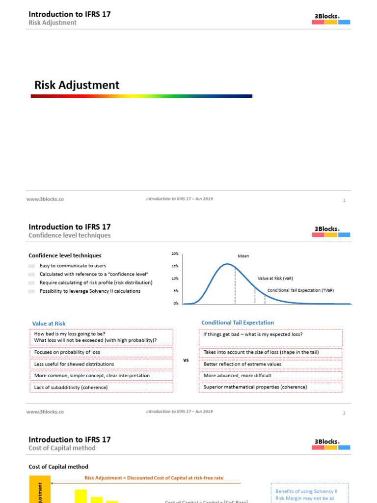 3blocks IFRS17 Risk Adjustment | PDF