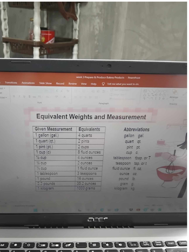 BPP 9 Measurement of Dry and Liquid Ingredients | PDF