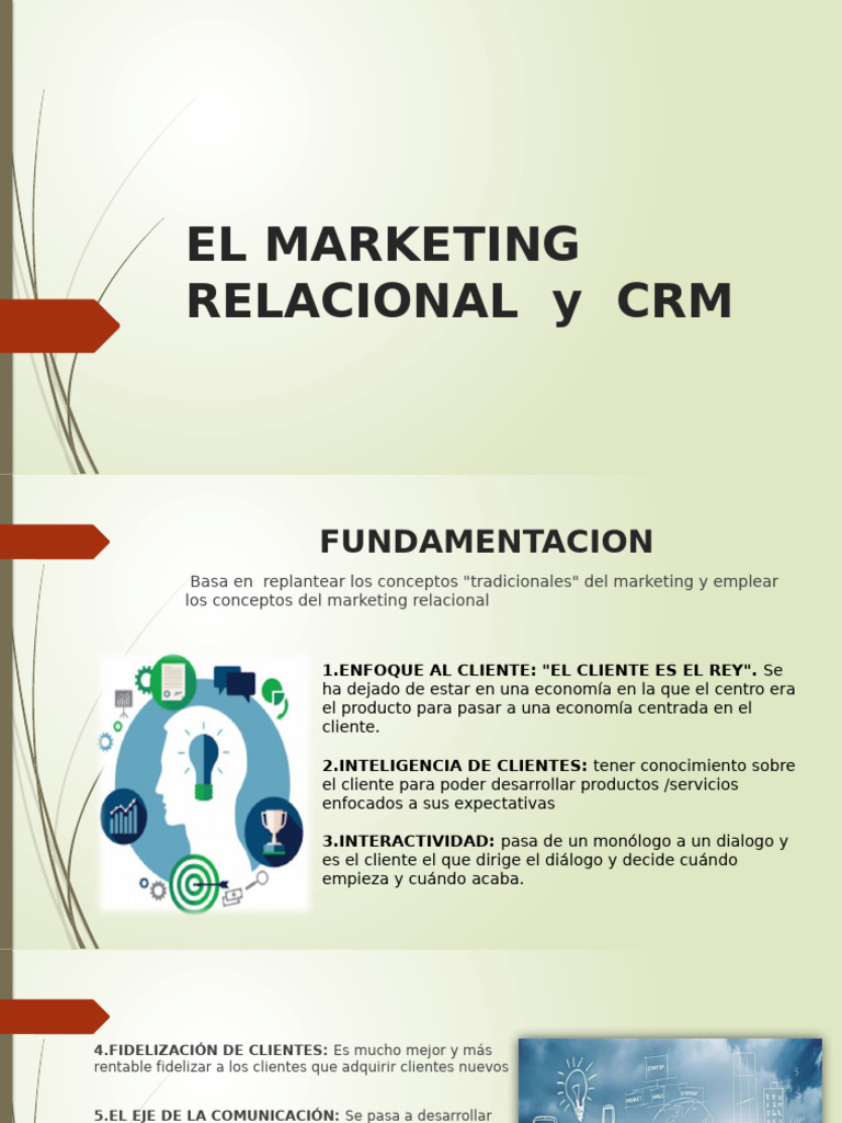 El Marketing Relacional y CRM | PDF