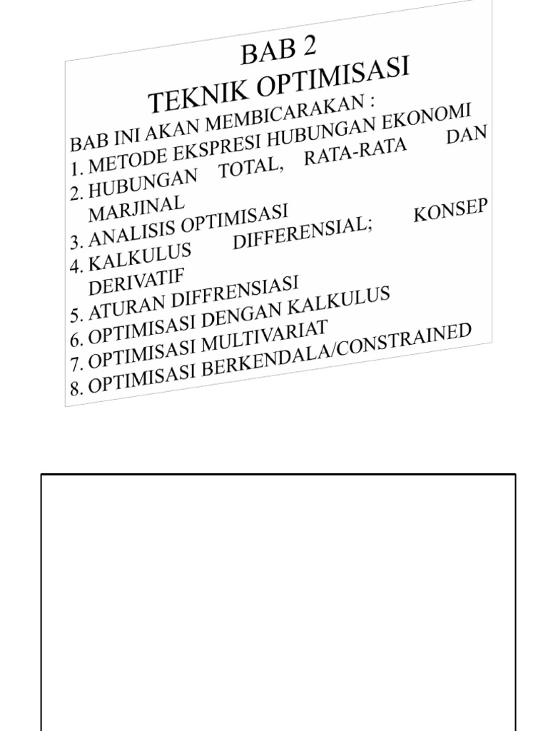 Bab 2 | PDF