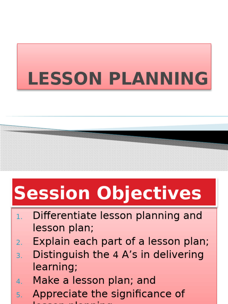 Lesson Plan | PDF