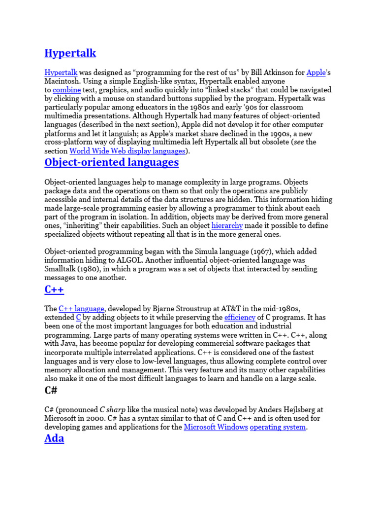 Hypertalk | PDF