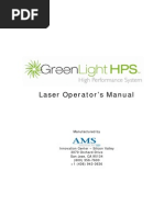 Download Green Light HPS Laser Operator Manual by Phillip V Mitchell SN76755958 doc pdf