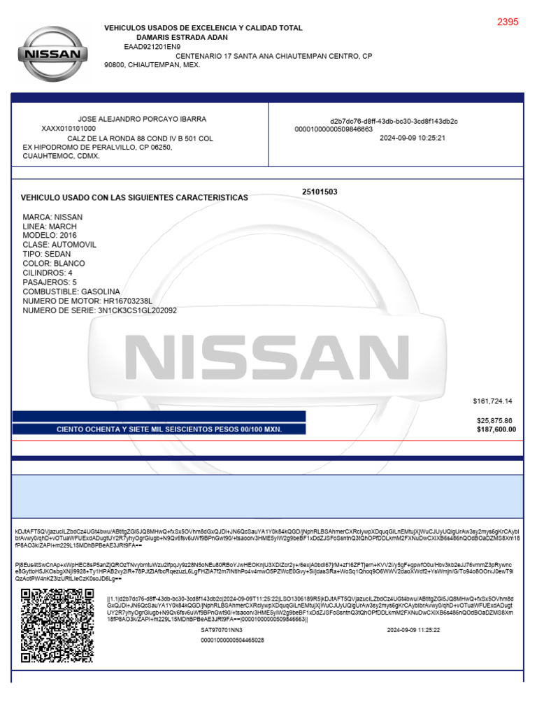 Nissan 2395 | PDF