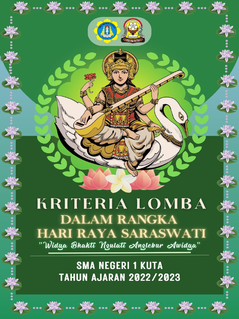 Kriteria Lomba Dalam Rangka Hari Raya Saraswati | PDF