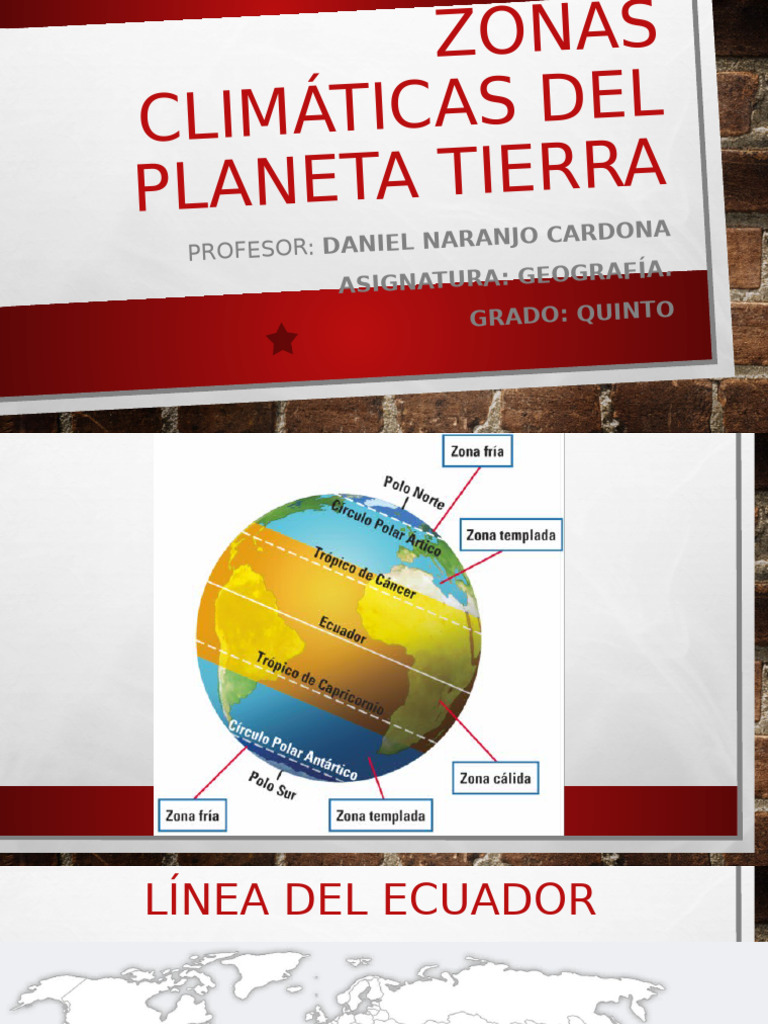 Zonas Climáticas de La Tierra | PDF