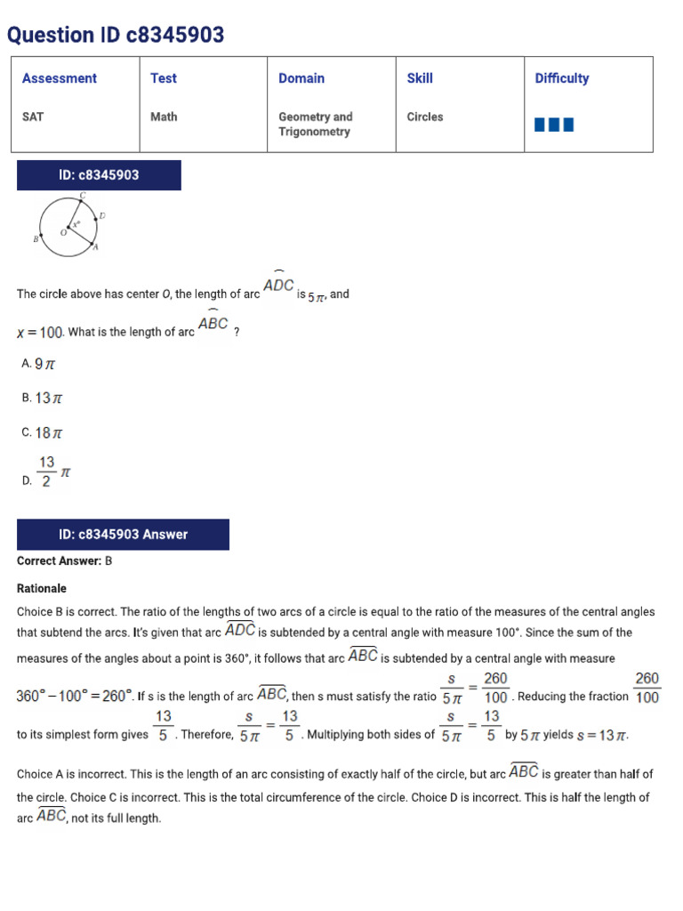 Circle 1 Answer | PDF
