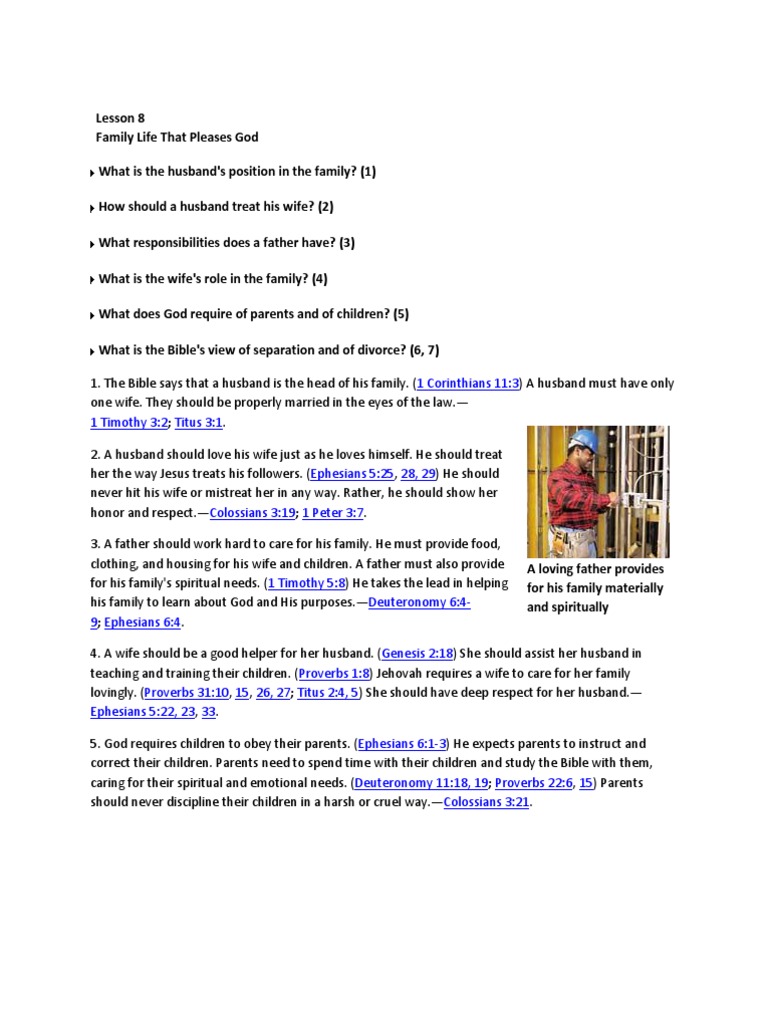 Lesson 8 Wife Epistle To The Colossians