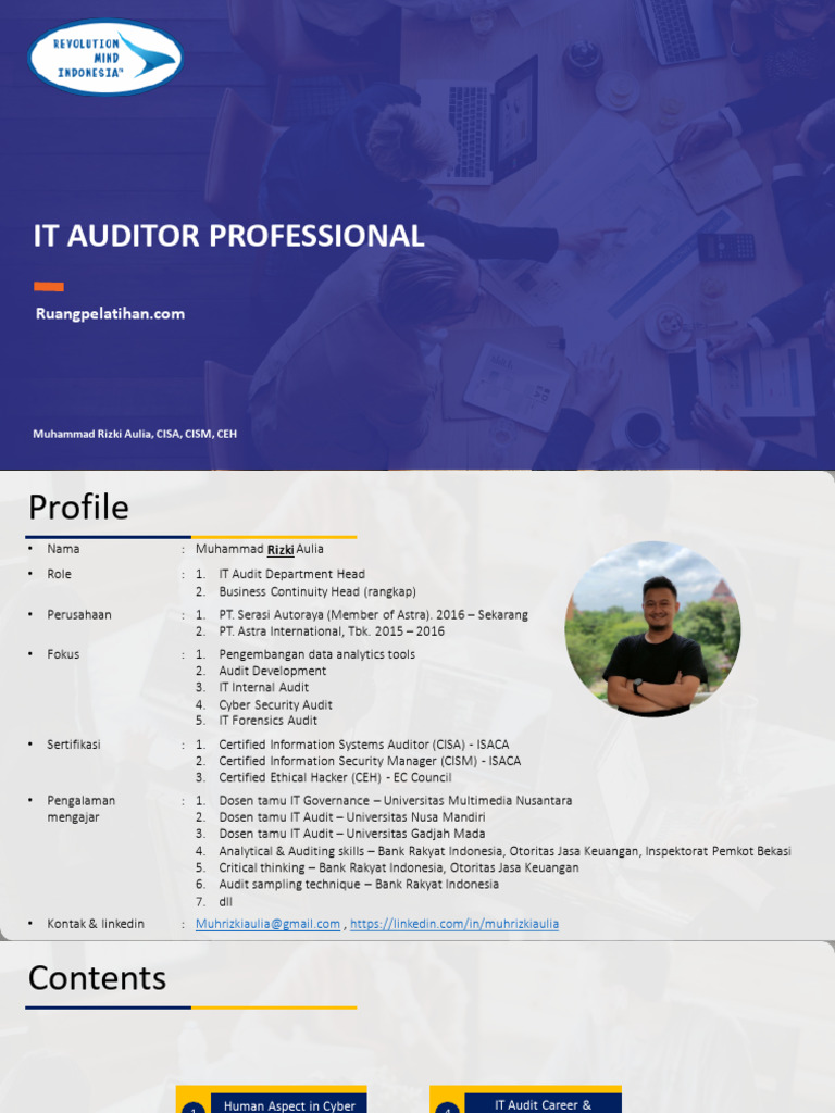 CITAP - Free Webinar DRAFT | PDF | Phishing | Audit