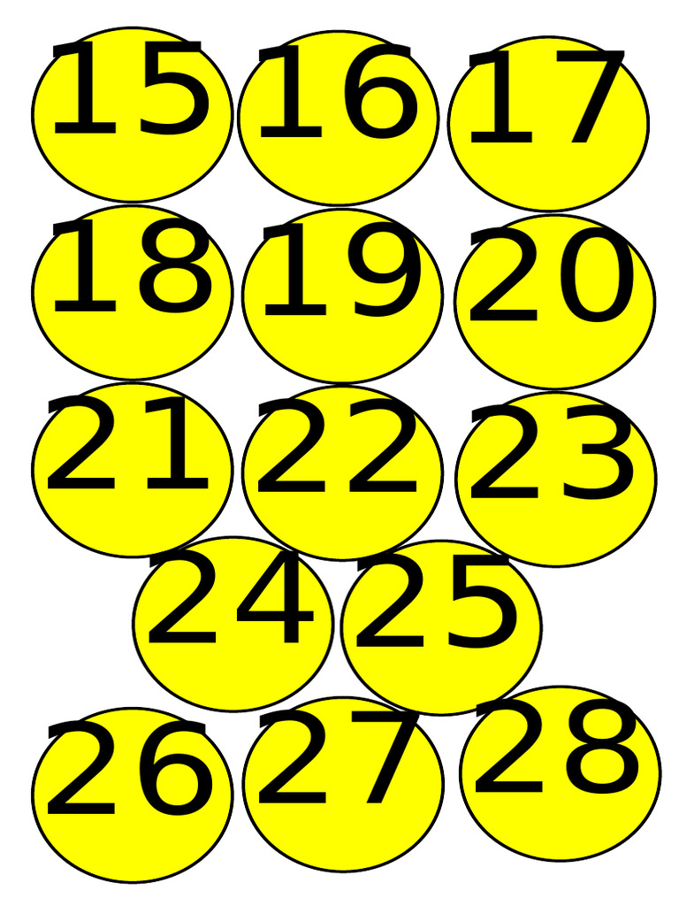 Number For Chairs | PDF