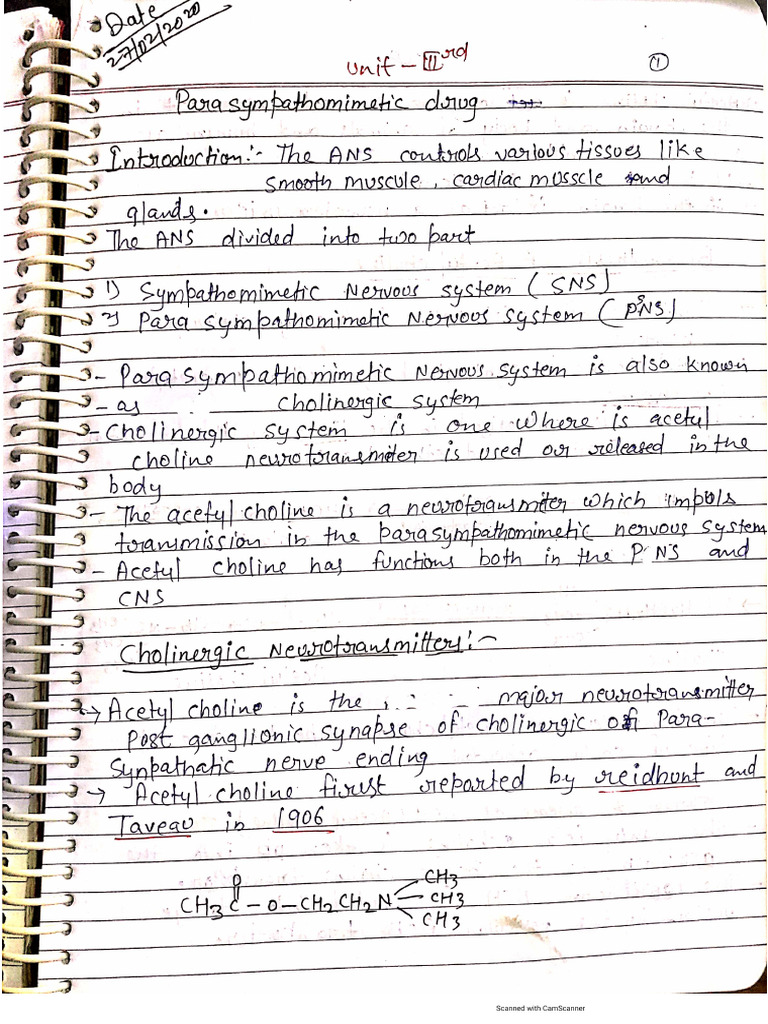 Medicinal Chemistry Unit 3 | PDF