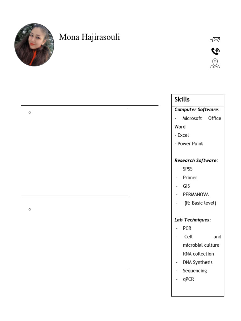 Mona HR CV | PDF