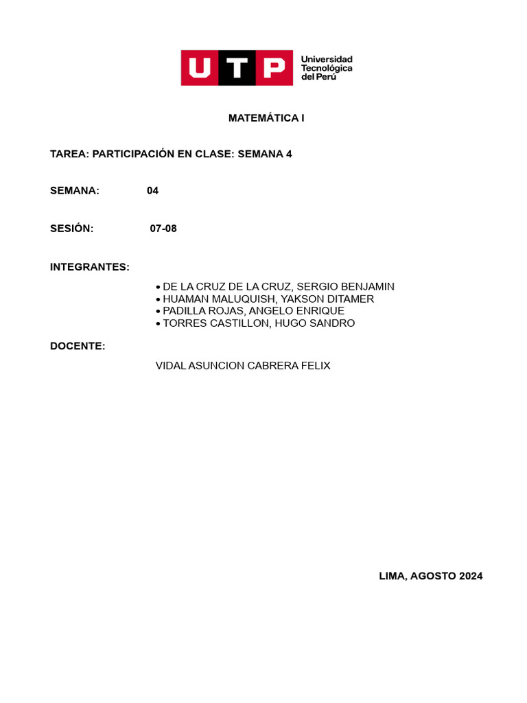 Tarea 04 - Semana04 | PDF