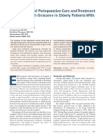 The Influence of Perioperative Care and Treatment On The 4-Month Outcome in Elderly Patients With Hip Fracture