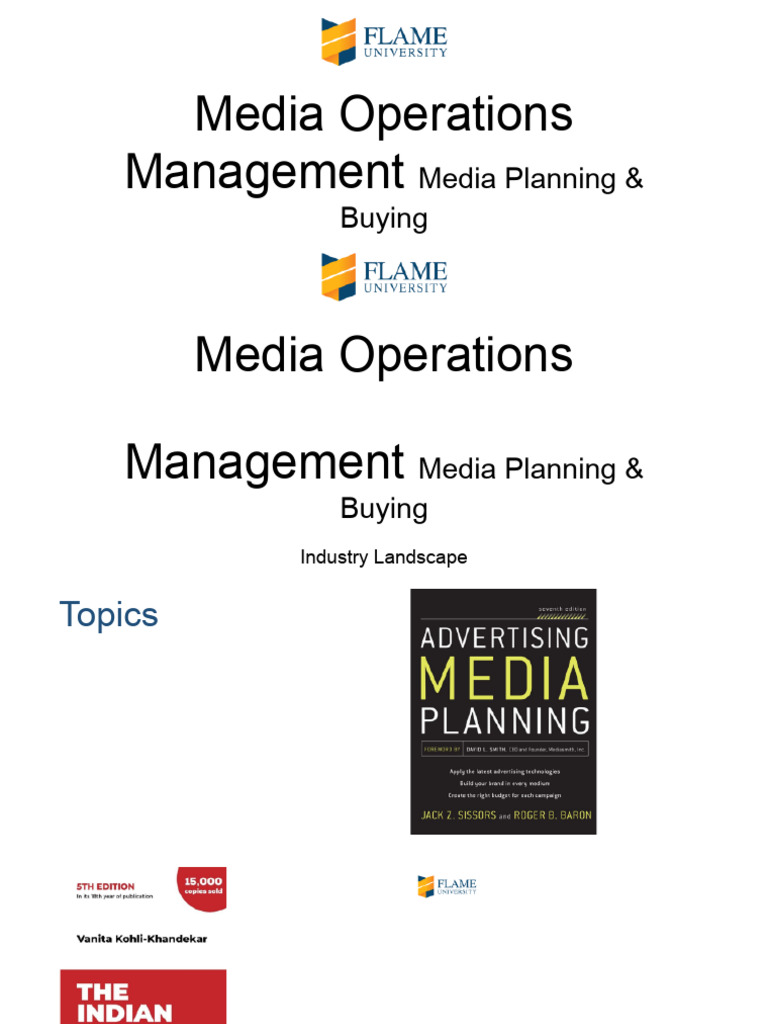 Media Operations Management - YTD Slides April 17th | PDF