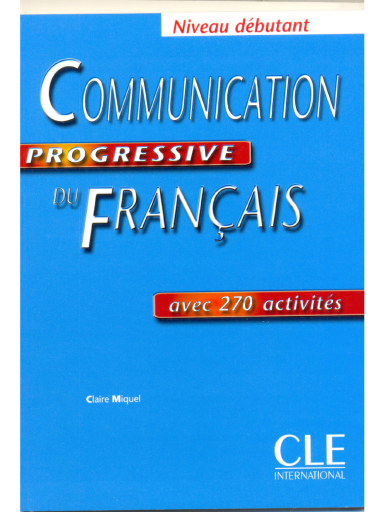 A0-A1 Communication Progressive Du Francais Niveau Débutant | PDF