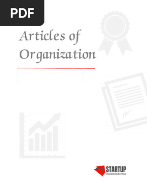 Articles of Organization