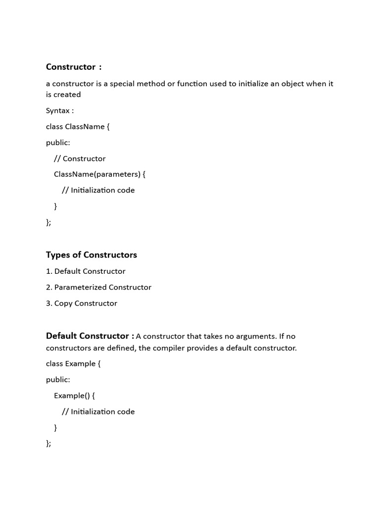 C++ Chapter 3 Notes | PDF