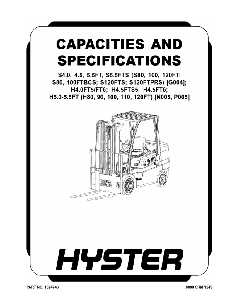 Capacities and Specifications | PDF