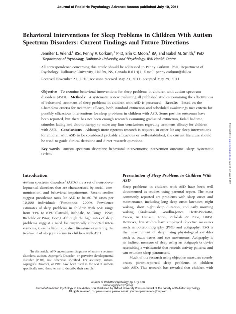 Behavioral Interventions | PDF | Autism Spectrum | Autism