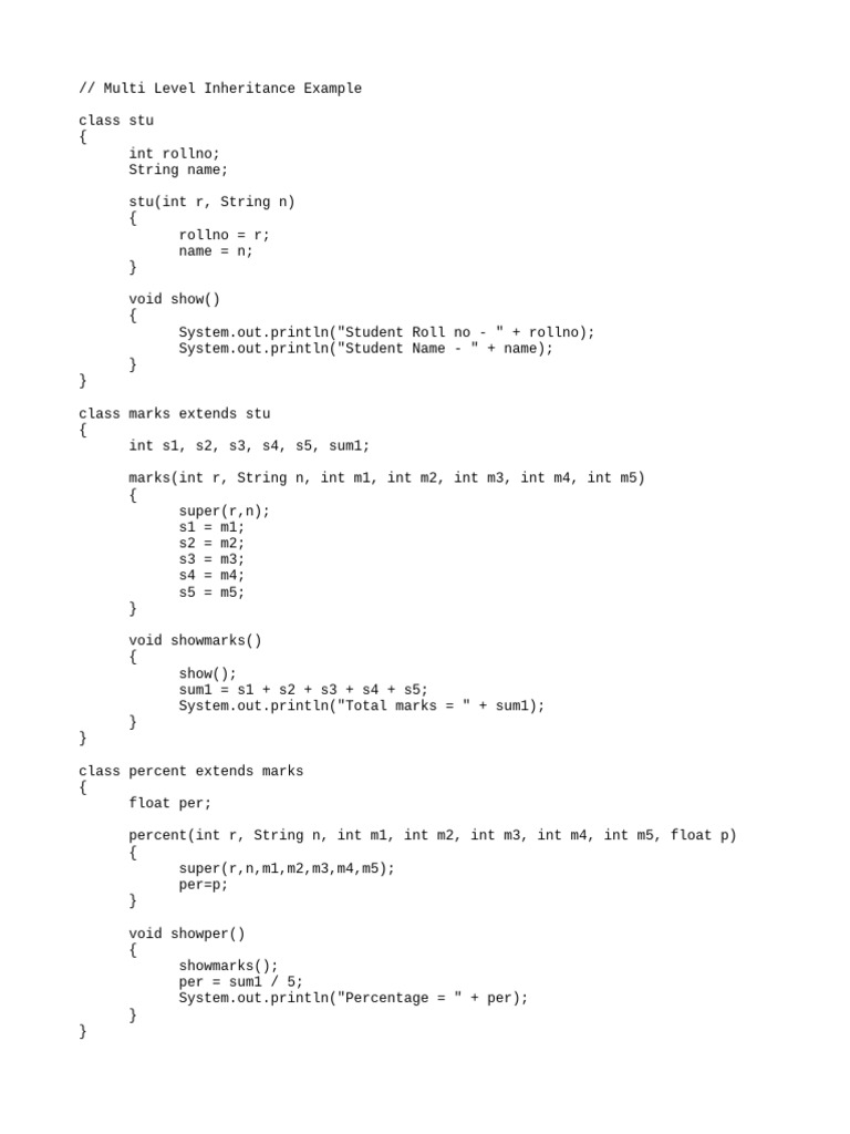 Java Example Programs | PDF