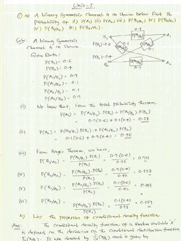 Probability Theory and Stochastic Process 20APC0407 - Compressed | PDF