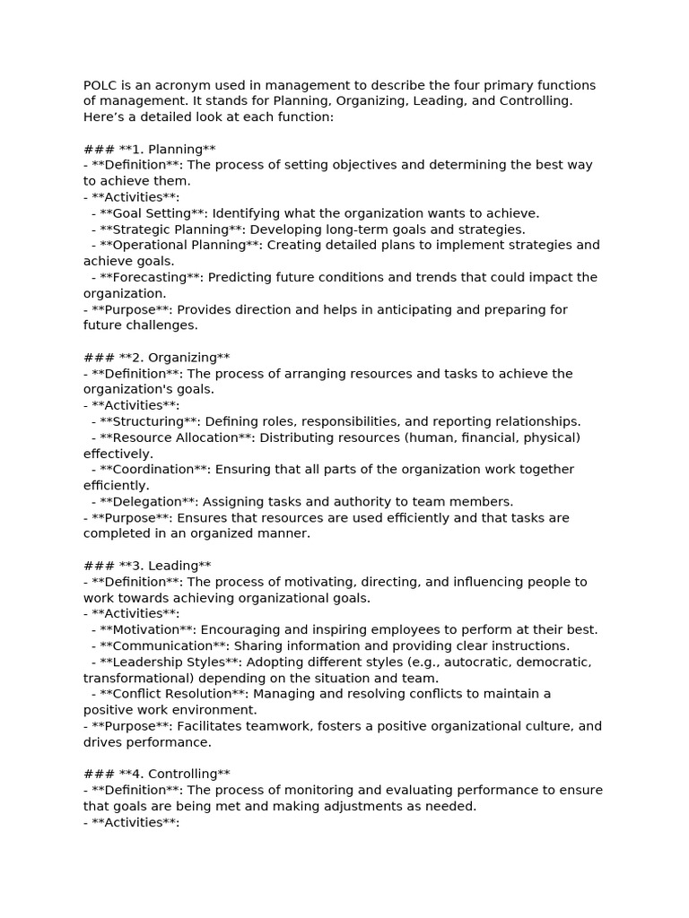 POLC Lecture Note | PDF