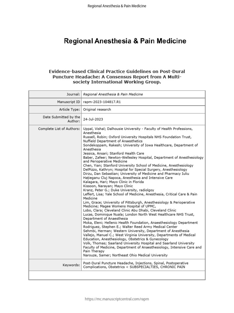 Guidelines PDPH | PDF