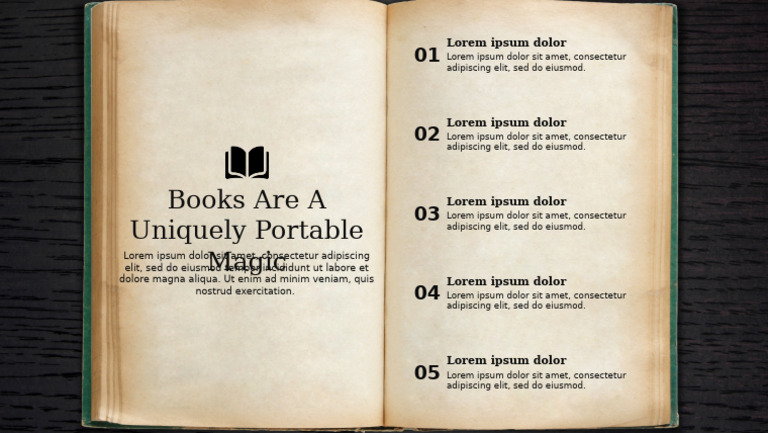 Book PowerPoint Presentation Examples | PDF