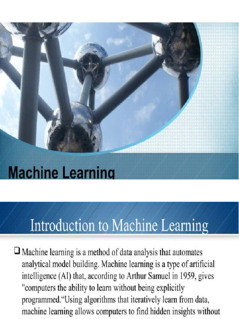 Machine Learning | PDF