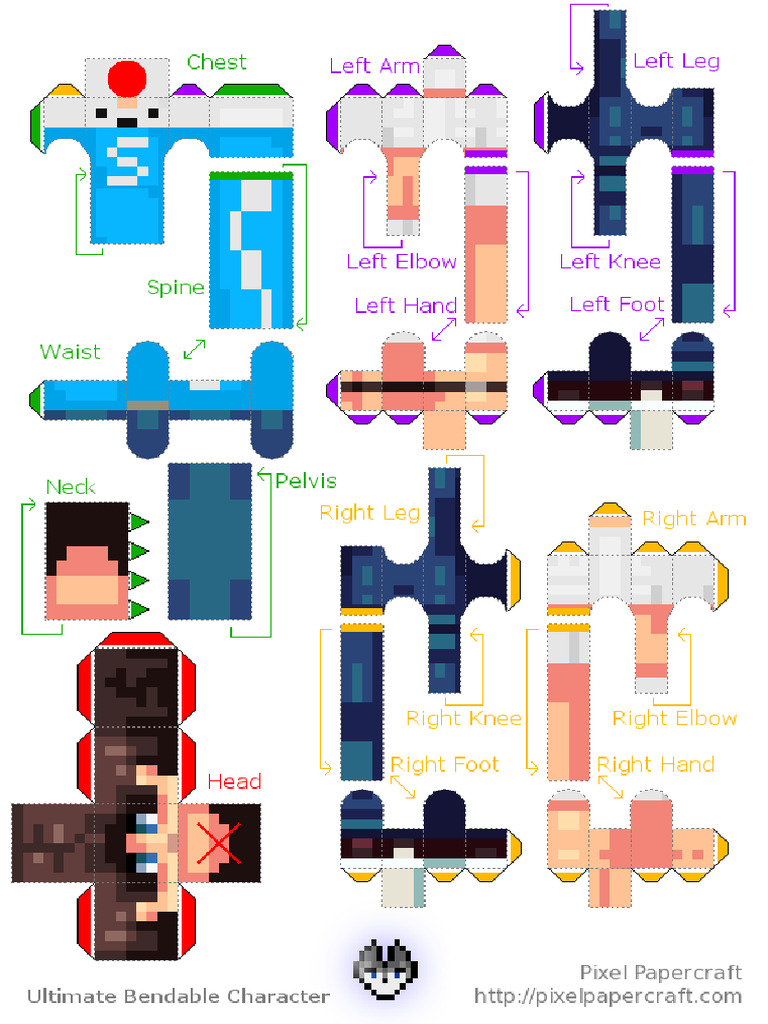 Minecraft Bendable Character | PDF