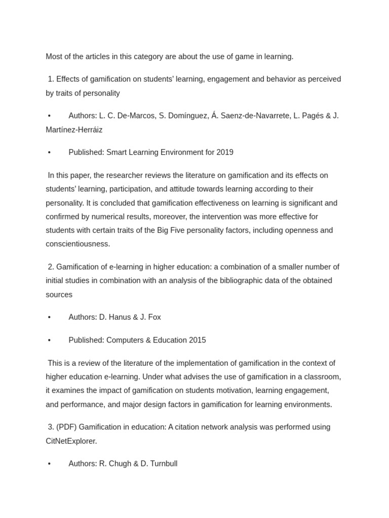 RRL Gamification | PDF