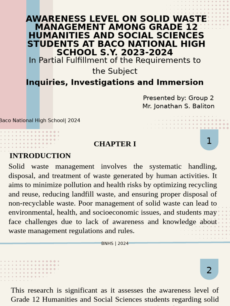 SWM Group 2 | PDF