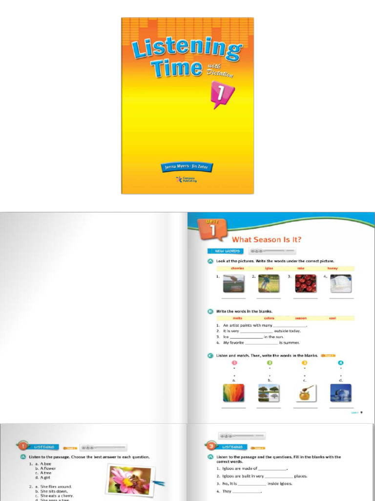 Listening Time 1 With Dictation | PDF