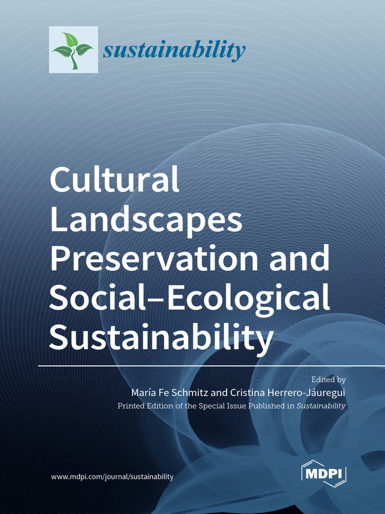 Cultural Landscapes Preservation and SocialEcological Sustainability | PDF