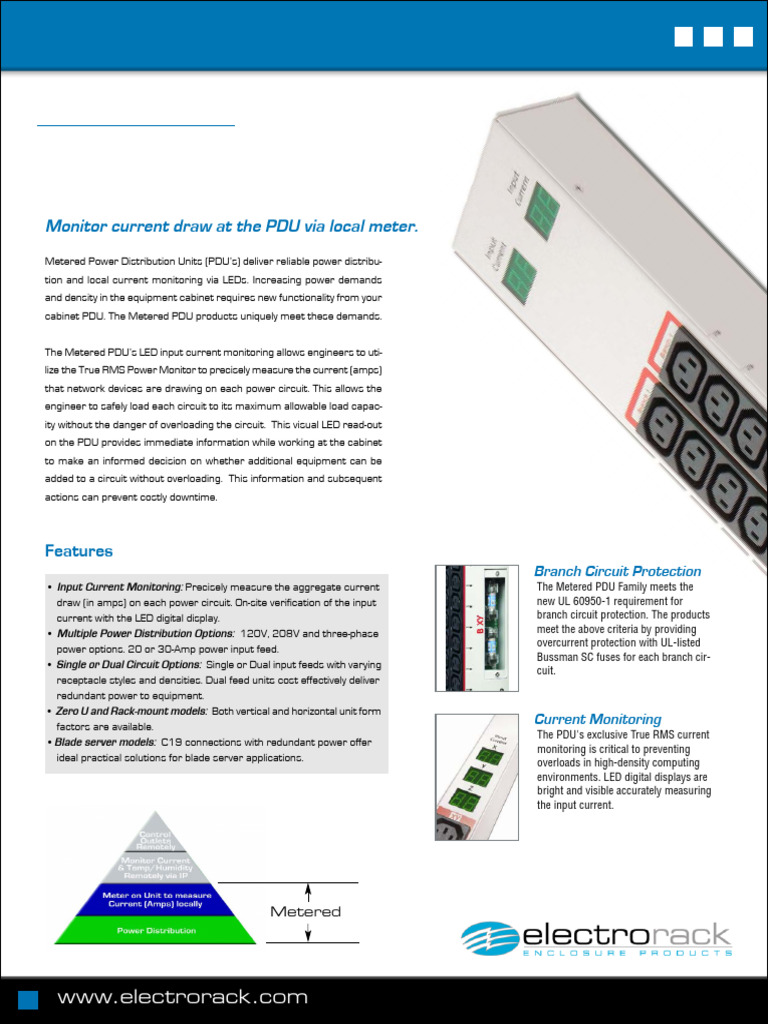 Er Metered Pdu Ds | PDF