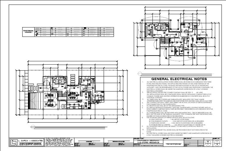 Second Floor Lighting Layout: Property Line | PDF