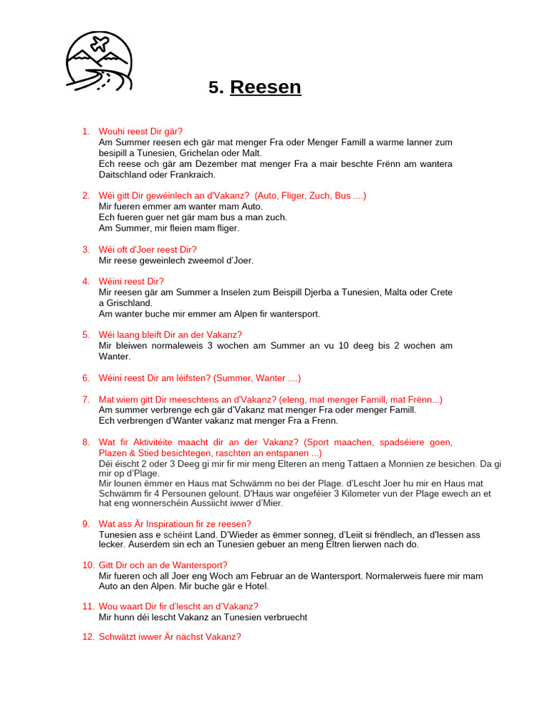 Reesen Vakanz | PDF