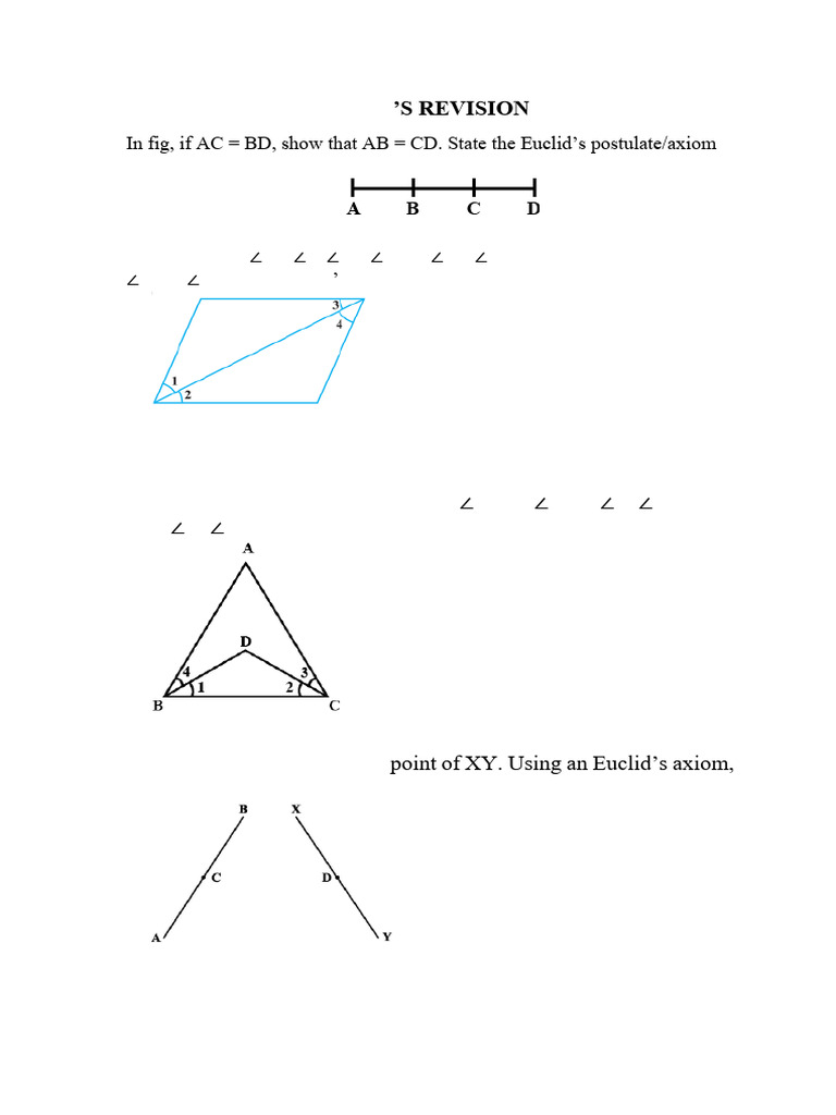 Euclids Revision | PDF