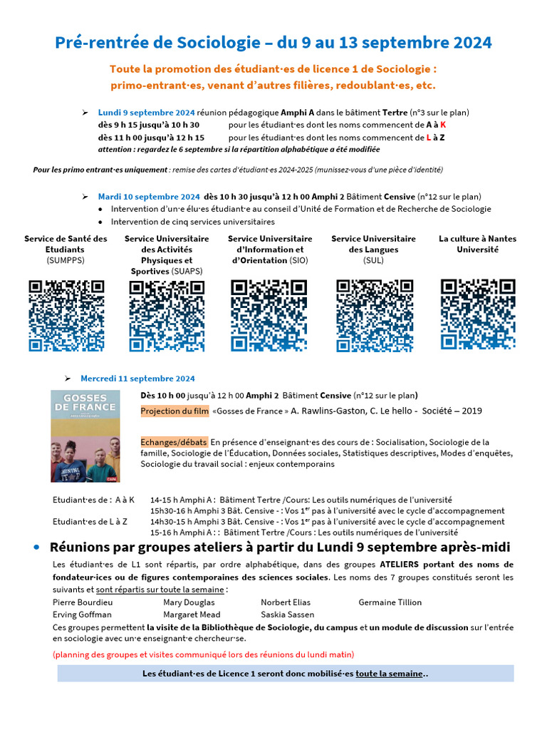 Flyer Semaine Integration | PDF
