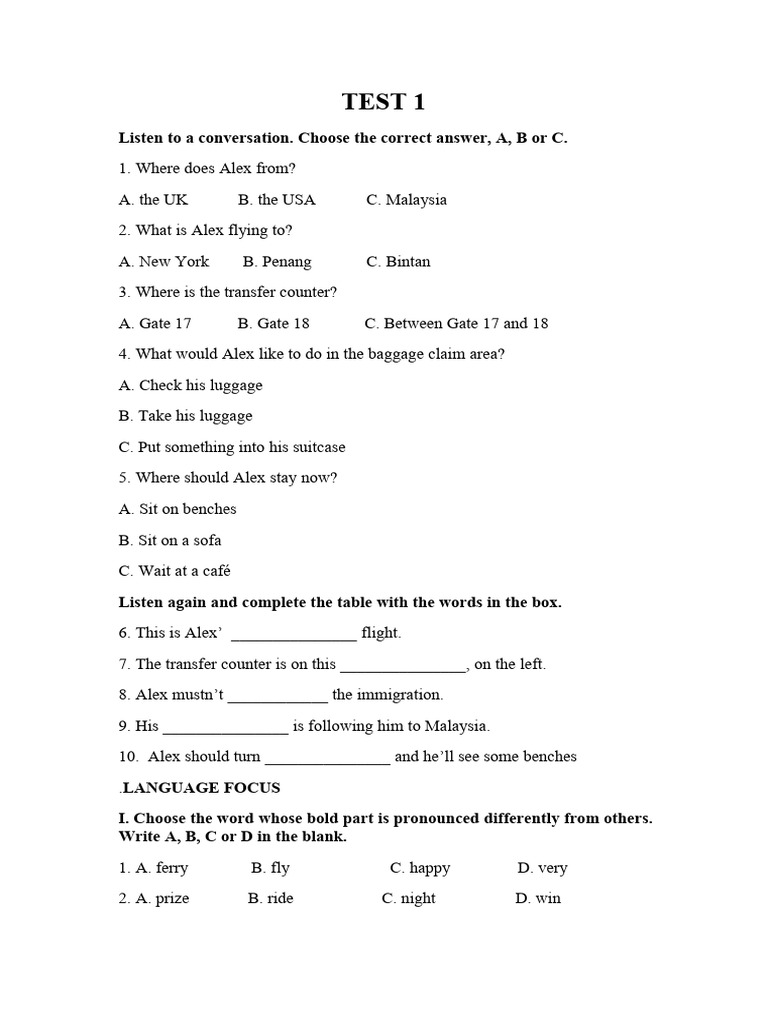 Test 1 | PDF