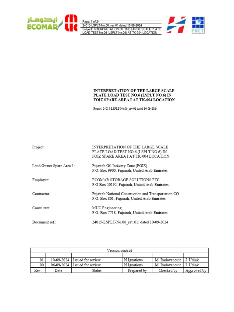 24015-LSPLT-No.06 - Rev01 Dated 10-09-2024 | PDF