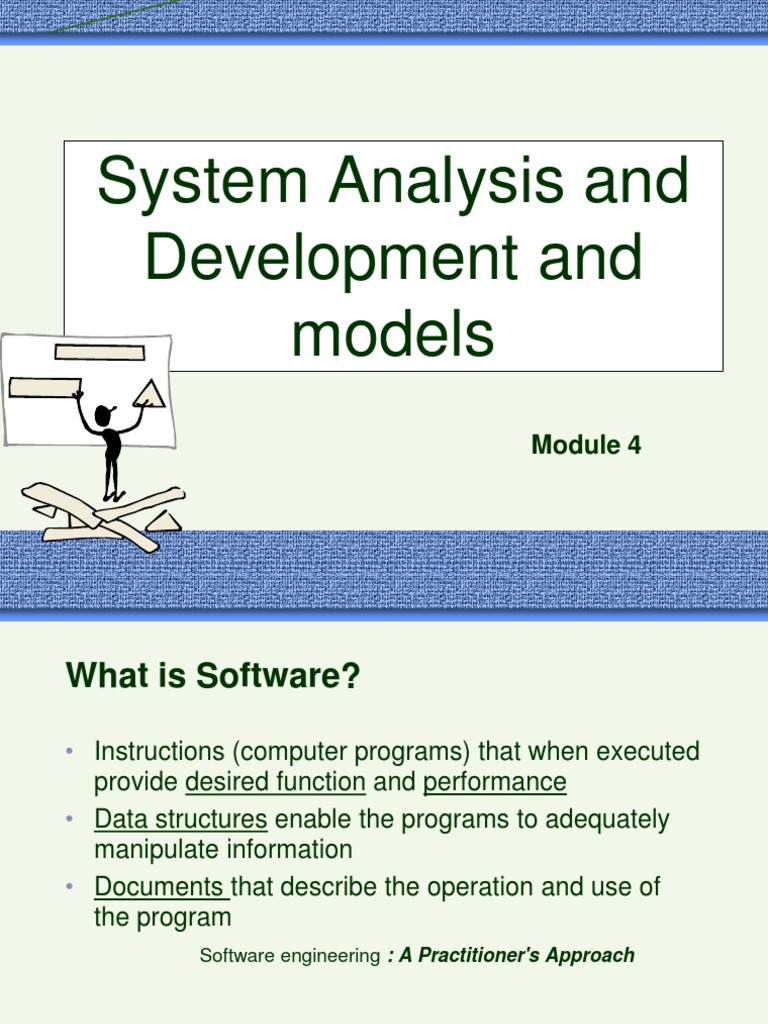 System Analysis and Development and Models Class | PDF | Software ...