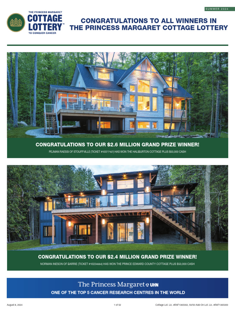 Toronto Cottage Summer 2024 Winners | PDF
