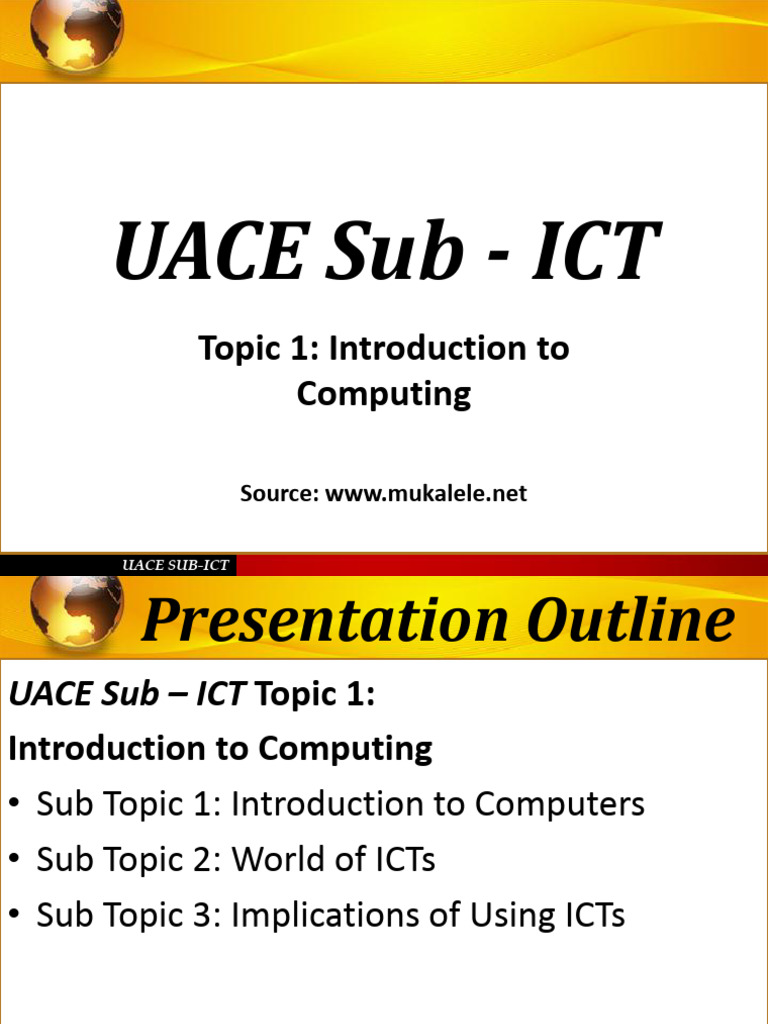 Sub Ict | PDF