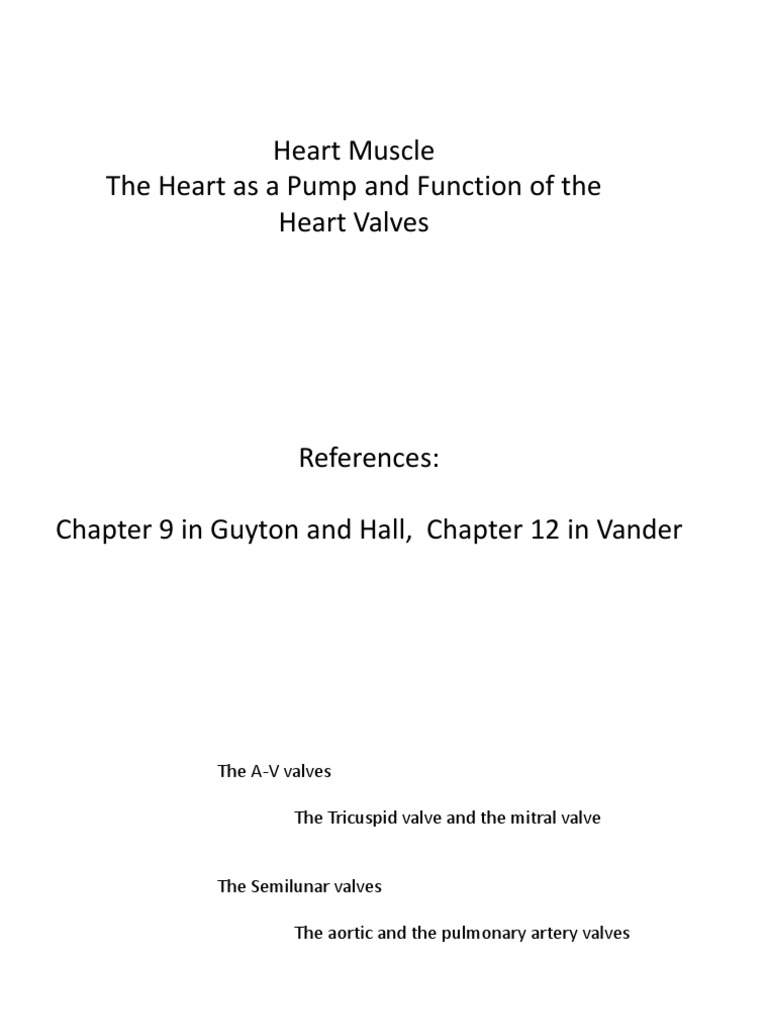 Cardiovascular Physiology | PDF | Heart Valve | Heart