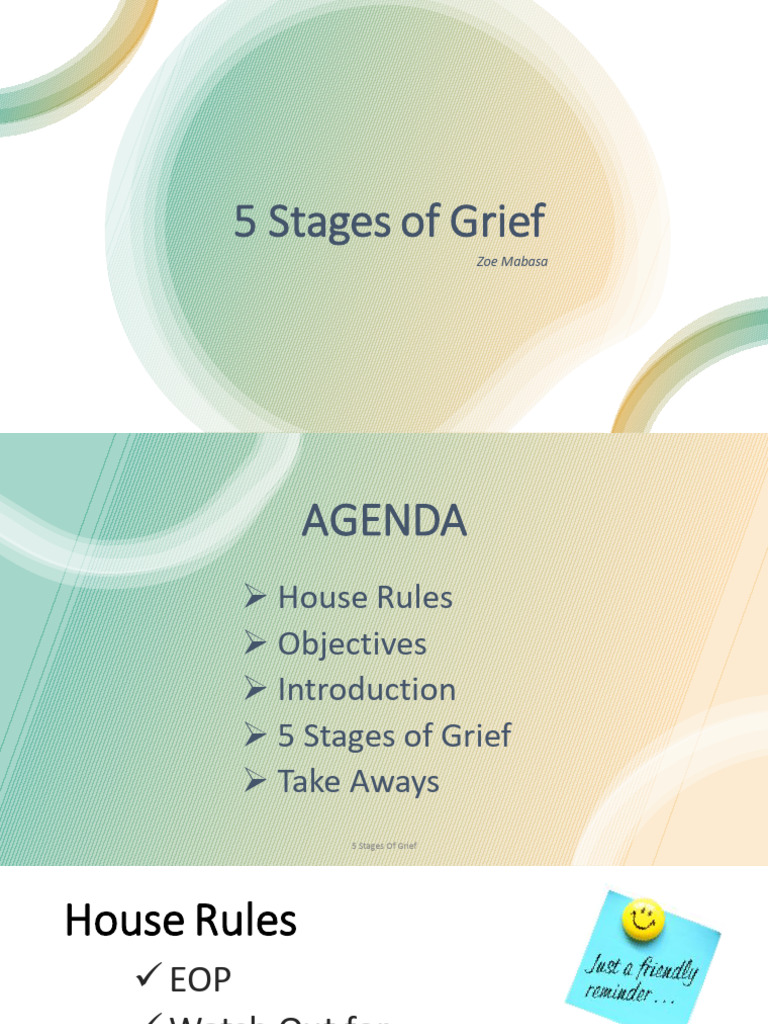 LXA Final Demo Deck - 5 Stages of Grief - Zoe Mabasa | PDF