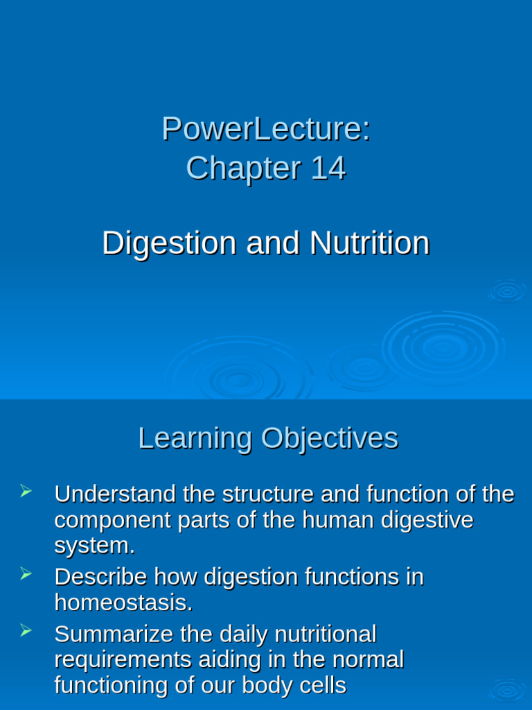 Chapter 14 - Digestion & Nutrition New Book 1 | PDF