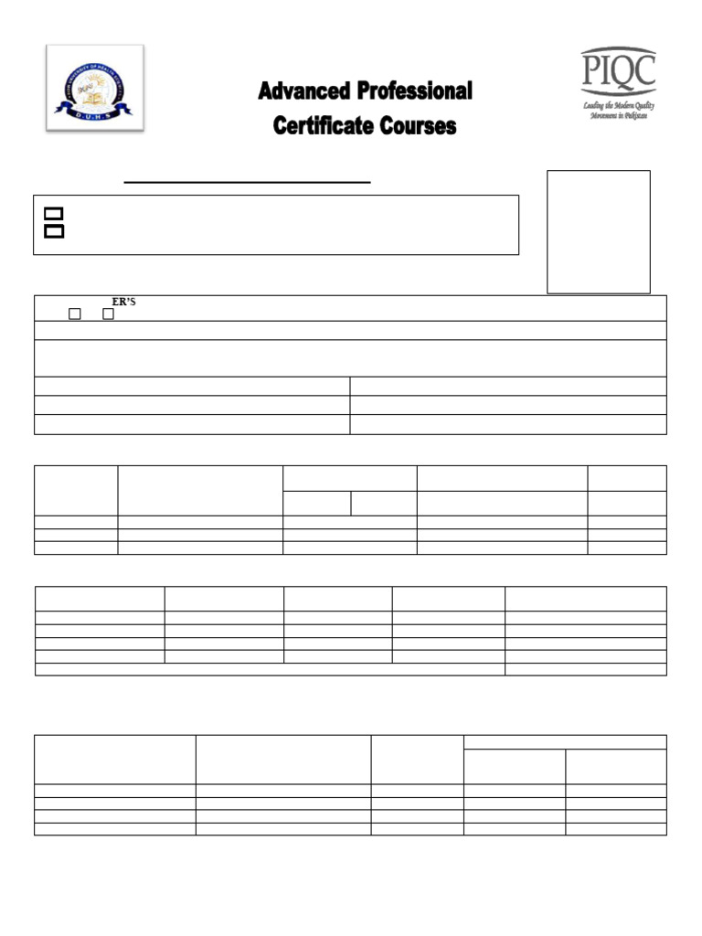 Application Form For Admission - 1671521644 | PDF | Business ...