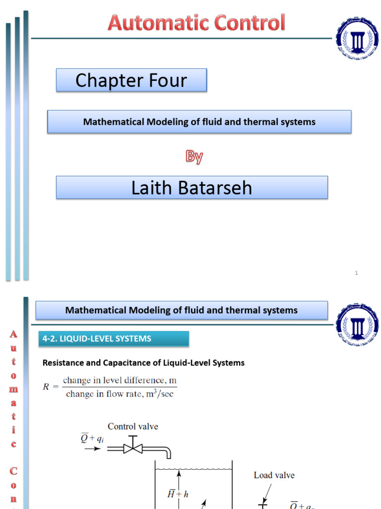 Mathematical Modeling of Heat and Fluid Systems | PDF